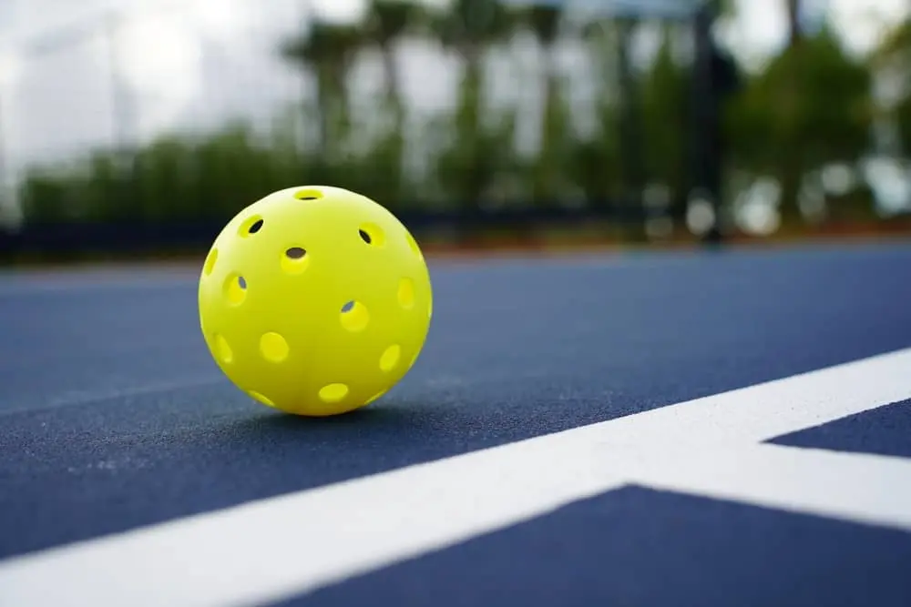 What does a pickleball look like